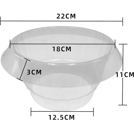 (Transparent, lot de 10) Anneaux de protection anti-limaces pour plantes, protège-pots et jardinières, protection anti-escargots, outil de jardinage (1/4)