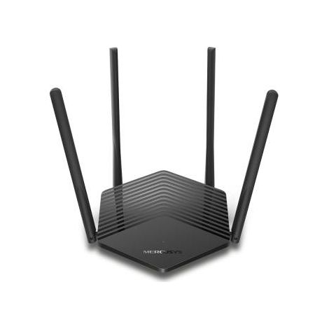Rúter Dual-Band: 2.4 GHz y 5 GHz MERCUSYS MR60X   Negro (1/3)