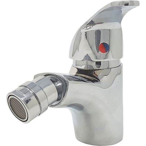 Rubinetto Bagno Bidet Miscelatore Grigio Silver Testa Mobile Cromato Basic 8406 (1/5)