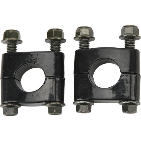 1 paire de rehausseurs de guidon universels de 22 mm, fixation à un seul trou pour moto (1/5)