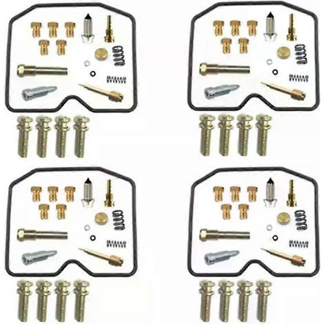 Kit de réparation de carburateur pour moto Kawasaki Zephyr 550 ZR550 B ZR 550 (1990-1995) : piston, membrane, coupelle d'huile, flotteur. Couleur : A (1/3)
