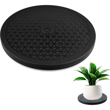 25cm Plateau Tournant, Tourne-Disque Rotatif, Plateau pivotant Manuel à 360° avec Roulement à Billes en Acier, Motif Diamant, pour Moniteur, Gadgets Cuisine, Projets D'artisanat, Plantes à Bonsaï (1/5)