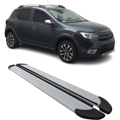 OMAC Trittbretter für Dacia Sandero Stepway 2021-2026 Aluminium Silber