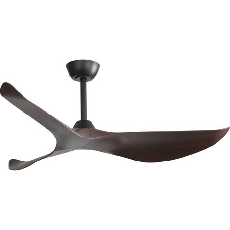 Ventilateur de plafond de 96,5 cm (38 pouces) sans éclairage, 6 vitesses, réversible, moteur CC silencieux, pales en ABS (1/5)
