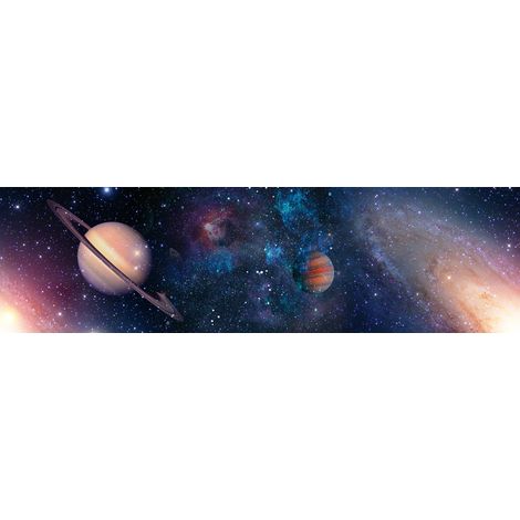 Frise de papier peint adhésive univers - 14 x 500 cm de Sanders & Sanders