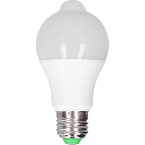 Ampoule LED E27 avec détecteur de mouvement PIR – 12W, blanc chaud, 1080lm – Tension 85-265V, pour couloir et chambre (1/5)
