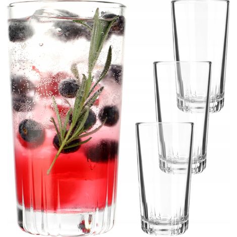 KADAX „Leni“, 4er-Set, Whiskygläser, Wassergläser, Saftgläser, Universalgläser, Kristallgläser, Wass