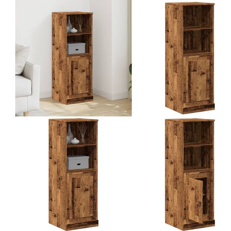 vidaXL Highboard Altholz-Optik 36x35,5x103,5 cm Holzwerkstoff (1/5)