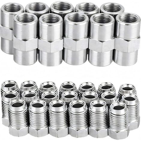 Lot de raccords et raccords pour tuyau de frein de mm de diamètre (1/3)