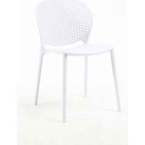 Sillas Jardín - Silla Brandi - Blanco (1/5)