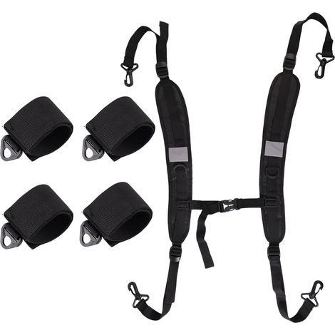 Sangles de Sac à Dos Réglables pour Chaise Plage, Sangles de Transport Rechange pour Sacs à Dos Lits Pliants Camping et Équipement Plein Air (1/5)
