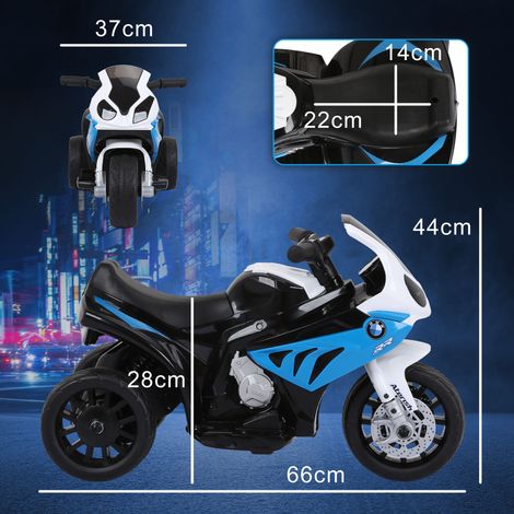 Moto électrique enfant bmw s1000 rr tricycle Noir Moto électrique enfant bmw s1000 rr tricycle Noir