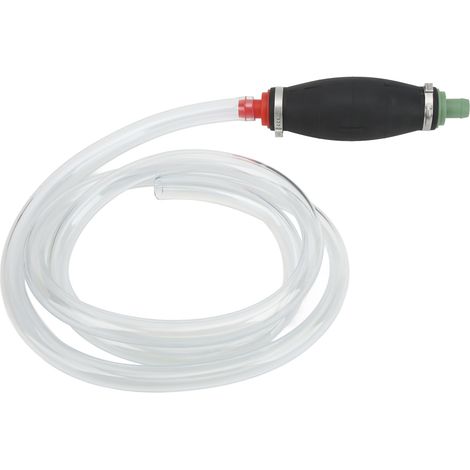 16 mm / 0,63 Zoll Handpumpe mit 2 m / 6,6 Fuß Schlauch für Benzin und Wasser, für Autos, Motorräder und Lastwagen. (1/5)