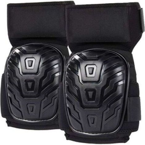 Genouillères professionnelles Ulisem pour le travail, rembourrage en mousse durable, avec sangles antidérapantes et clips de fixation faciles pour hommes, femmes, sols (1/4)