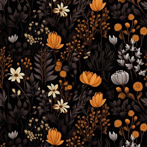 Outdoor dekostoffe oxford - Motiv Blumen I DX5167 (1/5)