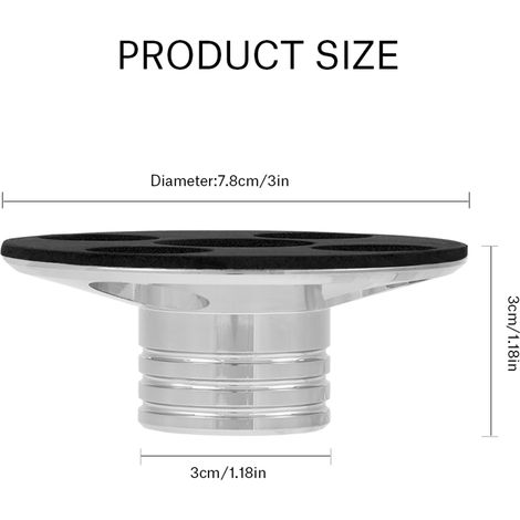 Metallene Stabilisierungsscheibe für Vinyl-Plattenspieler, Vinylklemme für Audio-Plattenspieler. (1/5)