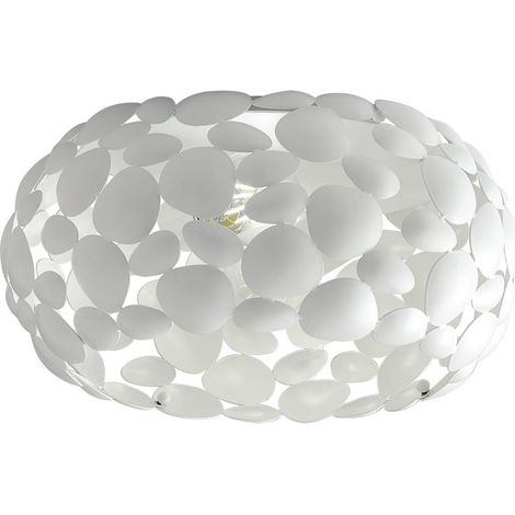 "Plafoniera DIONISO in metallo bianco 35 cm." (1/2)