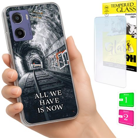 Funda para Motorola Moto E15 / Moto G05 con cubierta trasera y cristal 9H. (1/5)