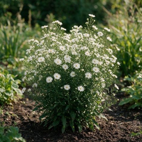 Aster novi-belgii White Ladies 20cm Godet 9cm - Aster (1/4)