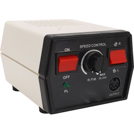 Mikromotor-Poliermaschine, 35000 U/min, variable Drehzahl, Rechts-/Linkslauf, manuelle Fußsteuerung, EU-Stecker, 220 V (1/5)