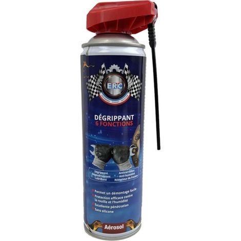 Dégrippant - Lubrifiant - Sans silicone - 6 fonctions - Démontage facile - ERC - 500ml