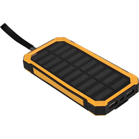 Power Bank 20000mAh Chargeur Externe Rapide Double Port USB - Jaune Vif pour Bricolage (1/5)