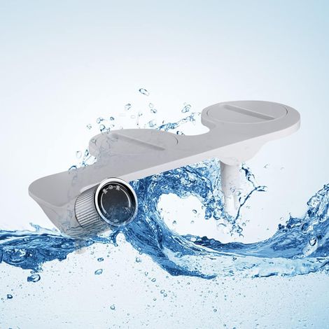 Embout de bidet non électrique pour toilettes, bidet avec double buse, pression d'eau réglable, nettoyage avant et arrière, facile à installer (1/5)