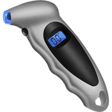Manomètre de pression des pneus pour voitures,jauges de pression des pneus Manomètre d'air numérique 100 PSI à 4 réglages Accessoires de de voiture avec écran LCD rétroéclairé pour voitures (1/5)