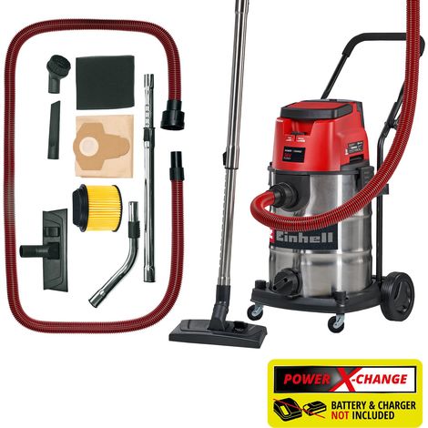 [Ancienne version] Einhell Aspirateur eaux et poussieres sans Fil TE-VC 36/30 Li S-Solo - PXC (36V, Cuve inox 30L, Deux Vitesse : ECO et Boost) Livré sans Batterie ni Chargeur (1/5)