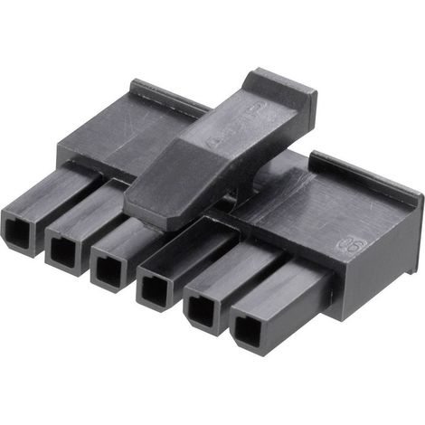 TE Connectivity Boîtier femelle pour câble série Micro-MATE-N-LOK Nbr total de pôles 6 Pas: 3 mm 1445022-6 1 pc(s) D14092