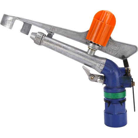 Arroseur rotatif Filetage femelle G1-1/2 DN40 Alliage de zinc Buse double longue portée 15-20m Irrigation jardin pelouse (1/5)