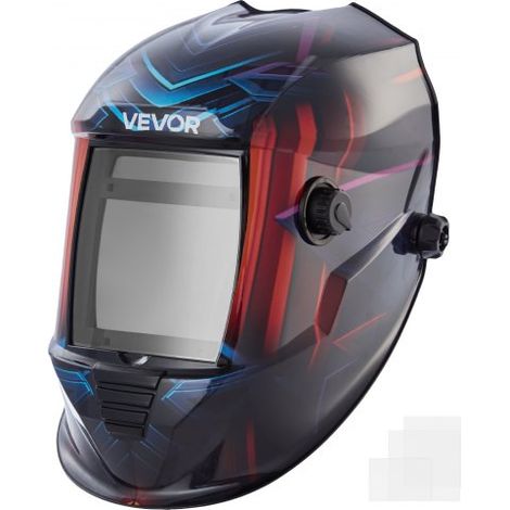Automatik Schweißhelm, True Color, 100 x 80 mm, solarbetriebene Schweißermaske mit 4 Lichtbogensensoren, DIN 4/5-9/9-13 für WIG-, MIG- & ARC-Schweißen, Schneiden, Schleifen – METIS-Serie (1/5)
