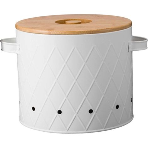 Boîte de rangement pour pommes de terre avec avec couvercle (1/4)