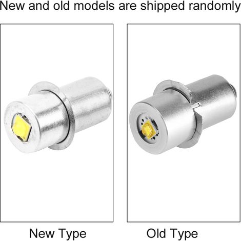 Ampoule de rechange LED P13.5S 3W pour lampe torche, lampe de travail d'urgence (blanche 3V) (1/5)