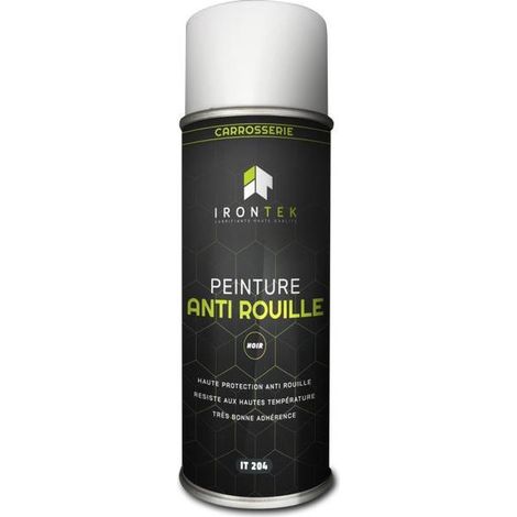 Irontek IT204 Peinture Anti Rouille Noir 400ML