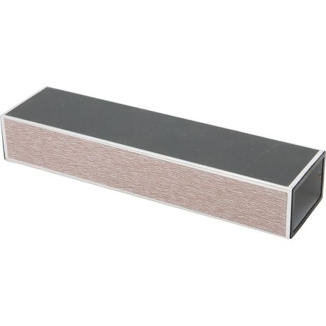Gitarrenbund-Abrichtbalken aus Aluminiumlegierung, Schleifklotz mit Schleifpapier und Handwerkzeug zum Entgraten (1/5)