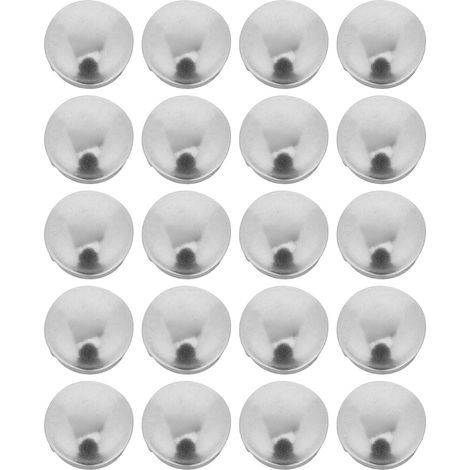 Lot de 20 embouts tubes ronds en acier inoxydable pour protéger (1/5)