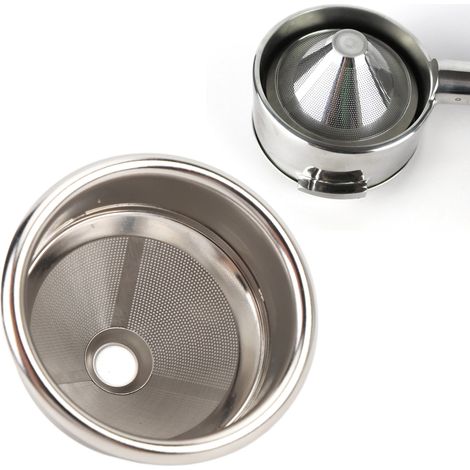 58 mm konischer Siebträger aus Edelstahl 304 für Kaffeemaschinen ohne bodenlosen Siebträger (1/5)