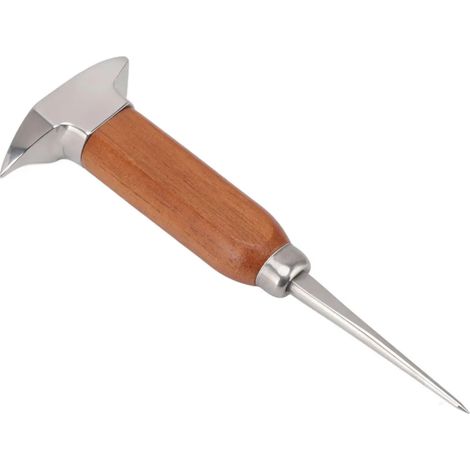 Ciseau à glace en acier inoxydable 304 avec manche en bois, pince à glace, pic à glace manuel pour usage domestique (1/5)