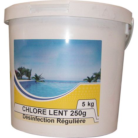 guijarro de cloro lento 5 kg - CHLORE LENT - Nmp -