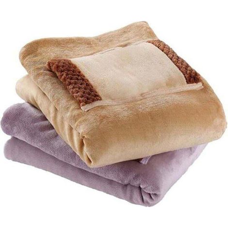 Couverture Chauffante - USB - 60x80 cm - Flanelle - Chauffe-Mains Intégré - 1 Pièce (1/3)