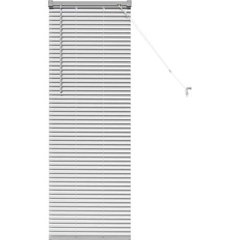 Maison Exclusive - Persianas venecianas Manual Plateado 130 x 45