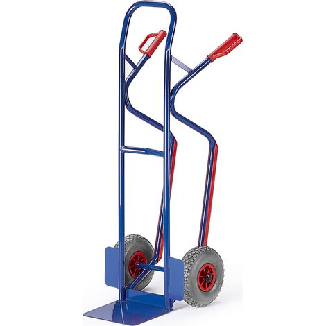 Rollcart Stapelkarre mit Treppenrutschkufen aus Stahlrohr 260x85mm Luft