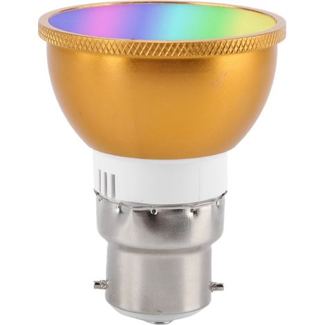 AC85V 265V B22 6W RGB+CW LED-Lampe, per Smartphone steuerbare WLAN-Smart-Lampe (1/5)