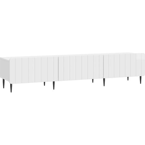 TV Cabinet High Gloss White 147 x 34.5 x 32 cm Engineered Wood vidaXL