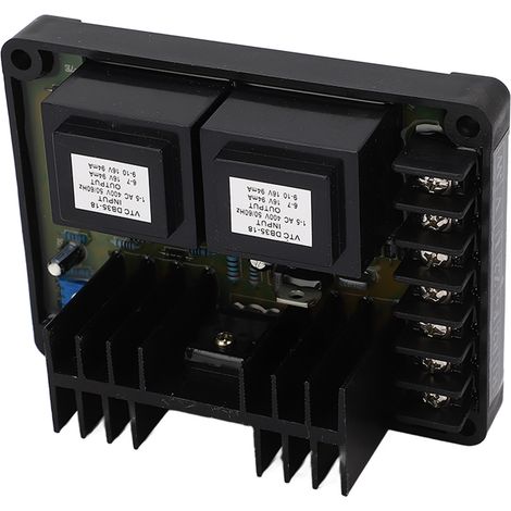 Automatischer Spannungsregler (AVR) für bürstenbehaftete Generatoren, Parallelthyristor, 400VAC, Lichtmaschinen-Spannungsstabilisator, Ersatzteil. (1/5)