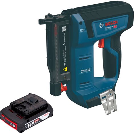 Chiodatrice a batteria Bosch GNH 18V-35 18 V 0,6 x 15 - 35 mm Brushless + 1 batteria da 2,0 Ah - senza caricabatterie (1/5)