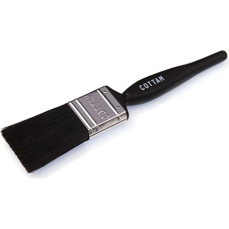 Pinceau RS PRO, taille: Fin, Forme plate, Dia. 38mm, matériau Synthétique ( Prix pour 1 Jeu )