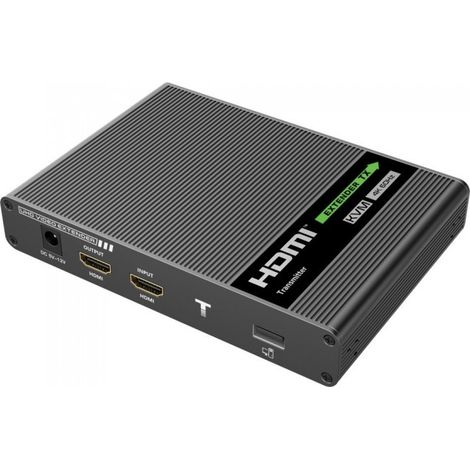 Techly 361629 Estensore KVM HDMI 4K@60Hz su Cavo di Rete da 70 m con Trasmettitore e Ricevitore (1/3)