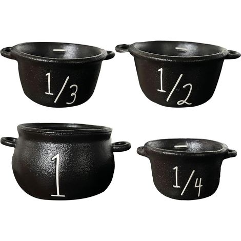 Halloween Black Cauldron, Mysterious Witch Pot Decor, Gothic Kitchen Ornament, Spooky Party Favor Prop, for Themed Events, Skeleton Display, Trick-or-Treating, Everyday Play (1/5)